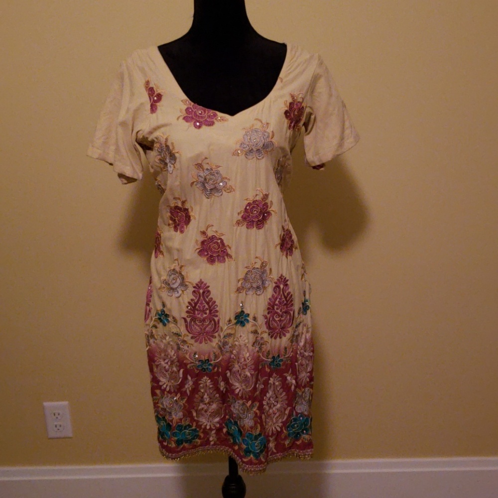 Multi print tunic